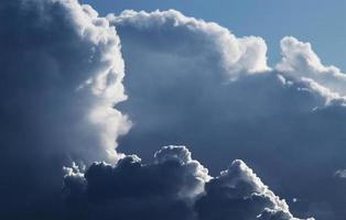 White puffy clouds and blue sky during daytime photo