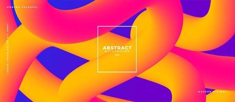 Dynamic fluid wave Duotone geometric compositions with gradient 3d flow shape Innovation modern background design for cover landing page vector