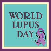 Vector illustration of a Background for World Lupus Day