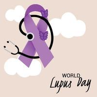 Vector illustration of a Background for World Lupus Day