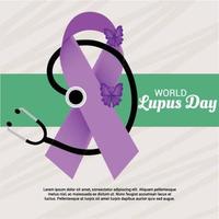 Vector illustration of a Background for World Lupus Day