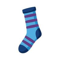 down syndrome sock with stripes flat style icon vector