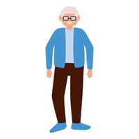 Grandfather cartoon vector design