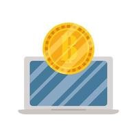 Isolated Bitcoin vector design