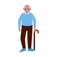 Grandfather cartoon vector design