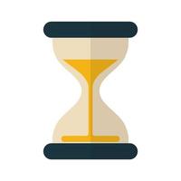 Isolated sand hourglass icon design vector