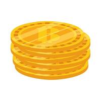 Isolated Bitcoin vector design