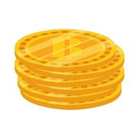 Isolated Bitcoin vector design