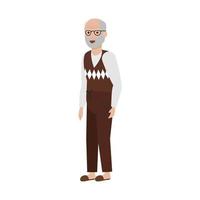 Grandfather cartoon vector design