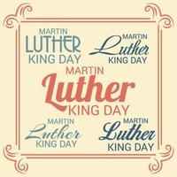 Vector illustration of a Background for Martin Luther King Day