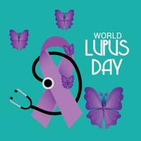 Vector illustration of a Background for World Lupus Day