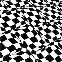 abstract distorted checkered background vector