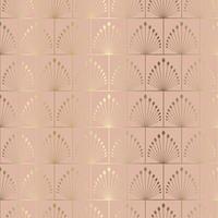 art deco style seamless tiled pattern background vector