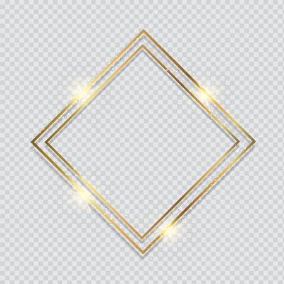 metallic gold frame background