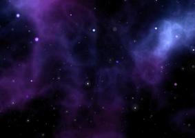 abstract night sky background with nebula vector