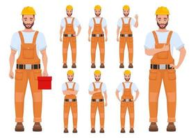 Man worker vector design illustration isolated on white background