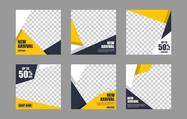 Social Media Post Template Set
