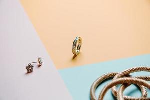 Ring and earrings photo
