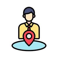 User Location Icon vector