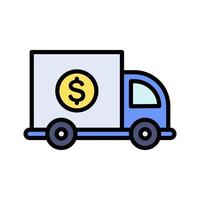 Cash Delivery Icon vector