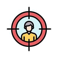 Target Audience Icon vector