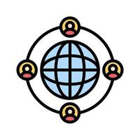 Global Communication Icon vector