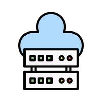 Cloud Storage Icon vector