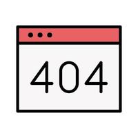 404 Error Icon vector