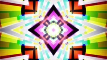 Slow Colorful Kaleidoscope Background Loop 4K video