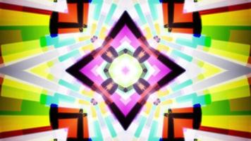 Slow Colorful Kaleidoscope Background Loop 4K video