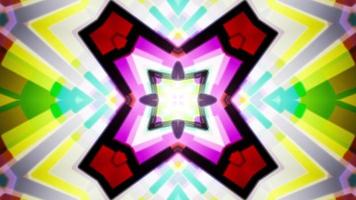 Slow Colorful Kaleidoscope Background Loop 4K video