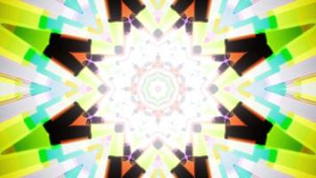 Slow Colorful Kaleidoscope Background Loop 4K video