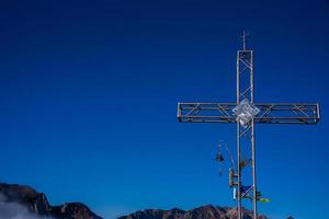 cross on mount Gramolon one photo