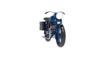 bicicleta antiga e exclusiva com motor adicionado
