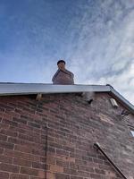 gable end and chimney photo