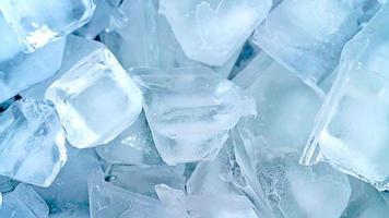 Close up ice cube background photo