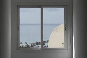 window and sea photo