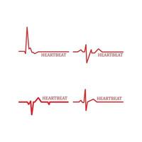 Heart beat monitor pulse line vector