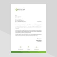 Creative Modern Elegant Letterhead Template Design in Minimalist Style vector