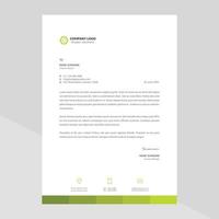 Creative Modern Elegant Letterhead Template Design in Minimalist Style vector