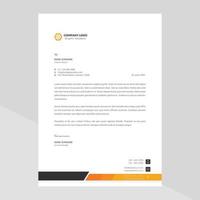 Creative Modern Elegant Letterhead Template Design in Minimalist Style vector