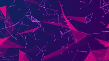 abstract plexus animation background video