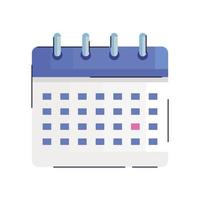 calendar reminder date isolated icon vector