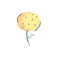 cute flower nature isolated icon vector