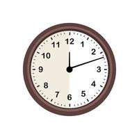 time clock watch isolated icon vector