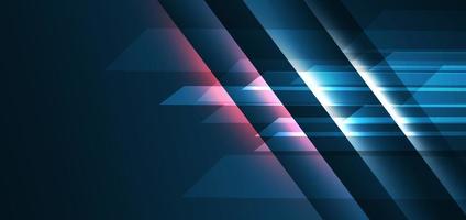 Abstract technology geometric overlapping hi speed line movement design background with copy space for text vector