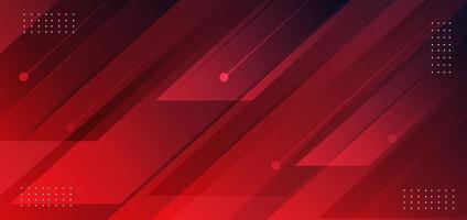 Abstract modern stripes geometric diagonal red background