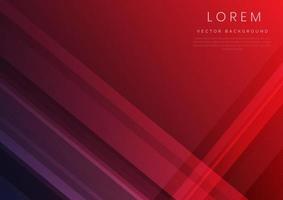 Abstract red geometric diagonal overlay layer background vector