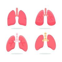 Human Lungs Vector The lungs are the internal organs of the body that aid in breathing