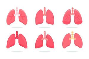 Human Lungs Vector The lungs are the internal organs of the body that aid in breathing